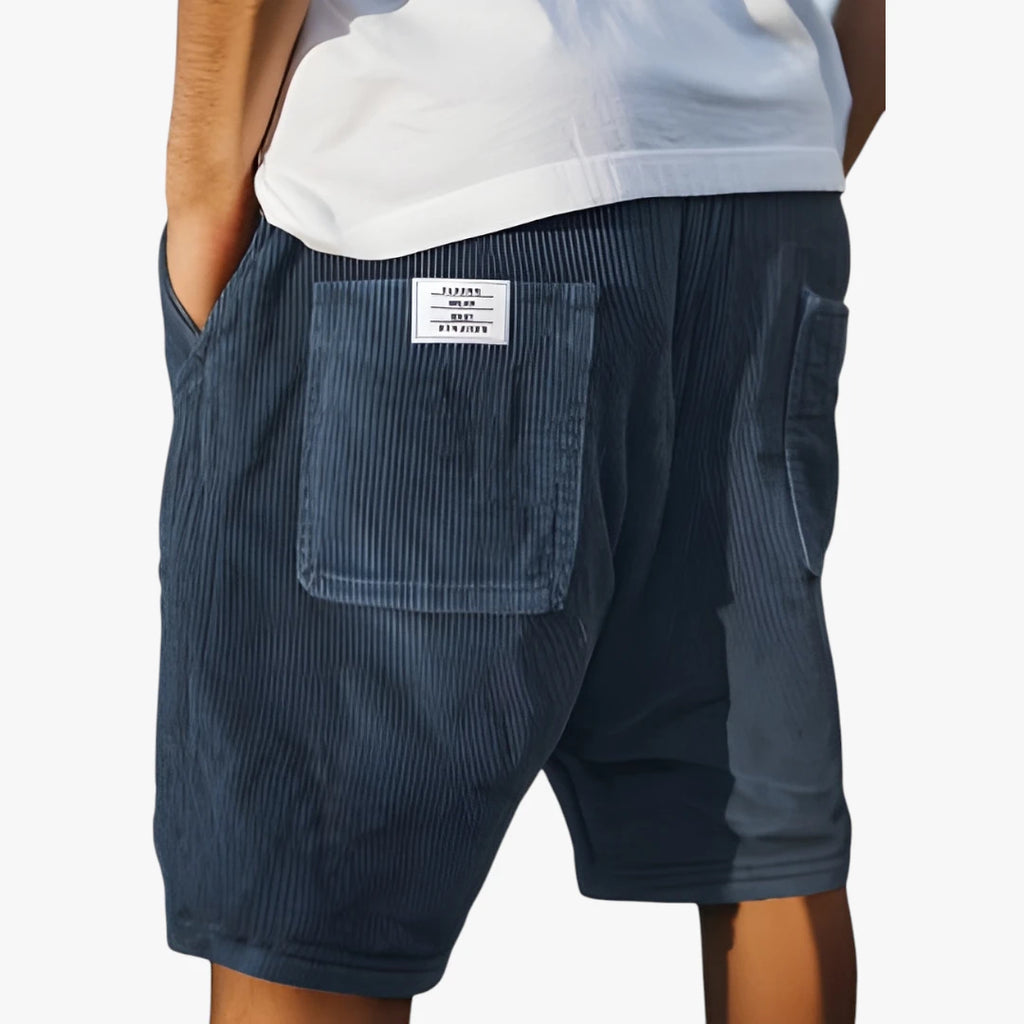 Herre Løse Shorts med Knælange og Sidelommer