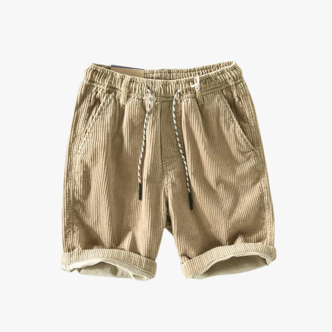 Herre Løse Shorts med Sidelommer og Snoretræk