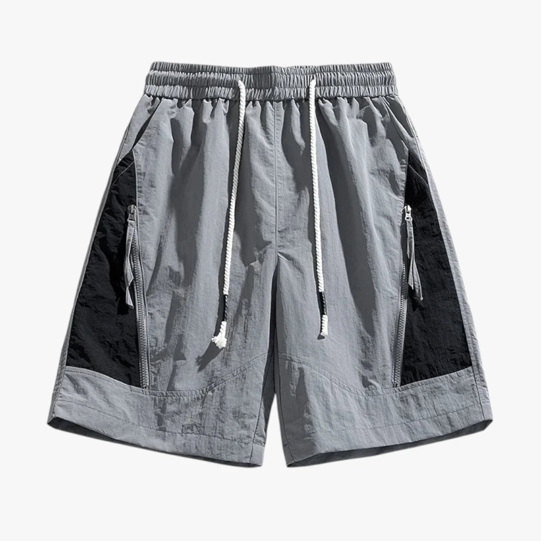 Herre Træningsshorts med Lynlås og Sidelommer