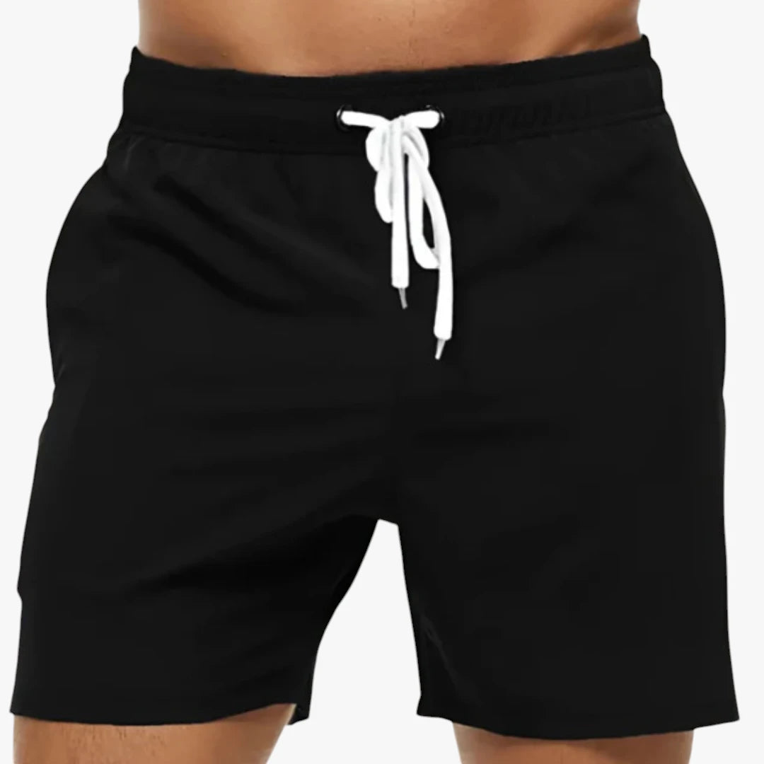 Herre Badeshorts med Snoretræk og Lommer