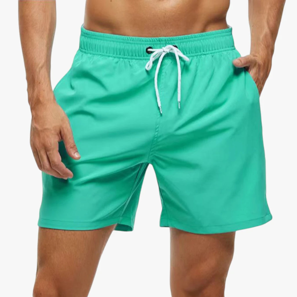 Herre Badeshorts med Snoretræk og Lommer