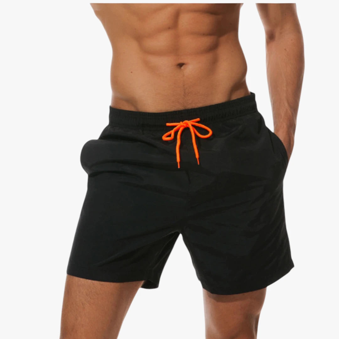 Herre Badeshorts med Snoretræk og Lommer
