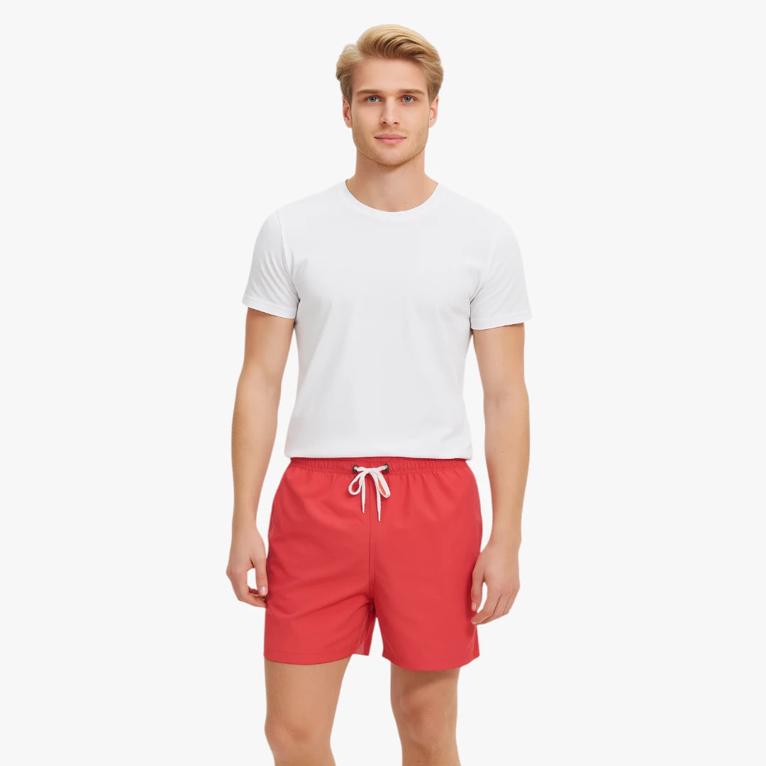 Herre Badeshorts med Snoretræk og Lommer