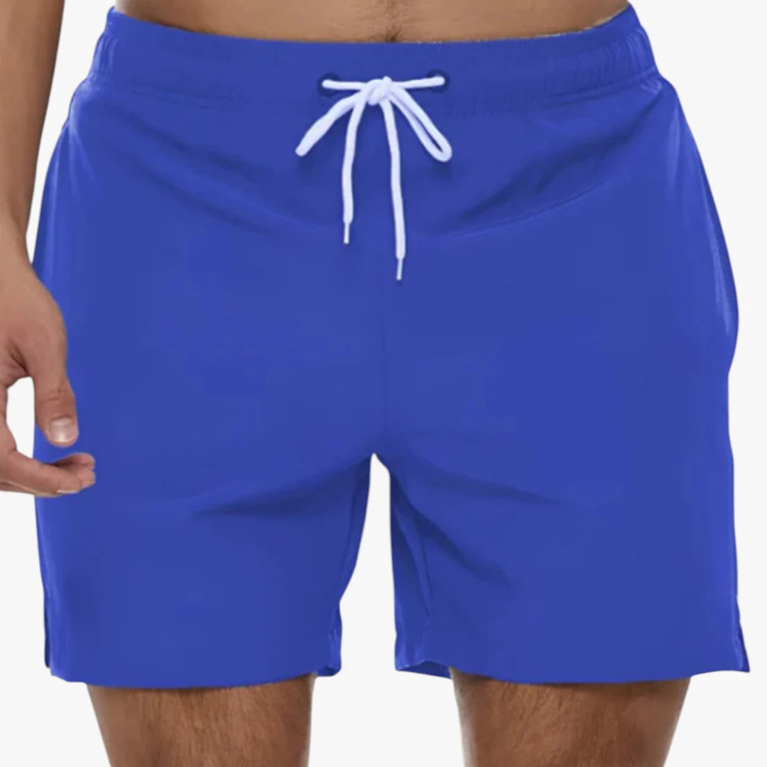 Herre Badeshorts med Snoretræk og Lommer