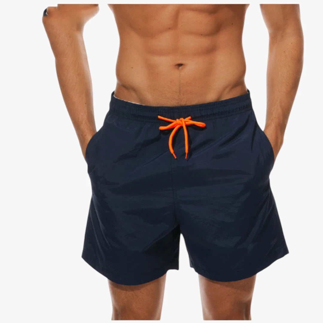 Herre Badeshorts med Snoretræk og Lommer
