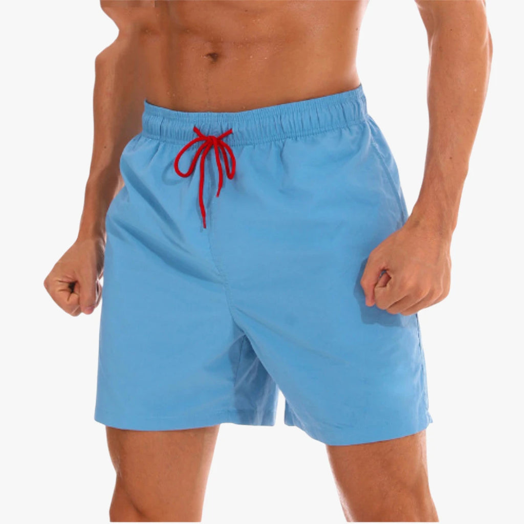Herre Badeshorts med Snoretræk og Lommer