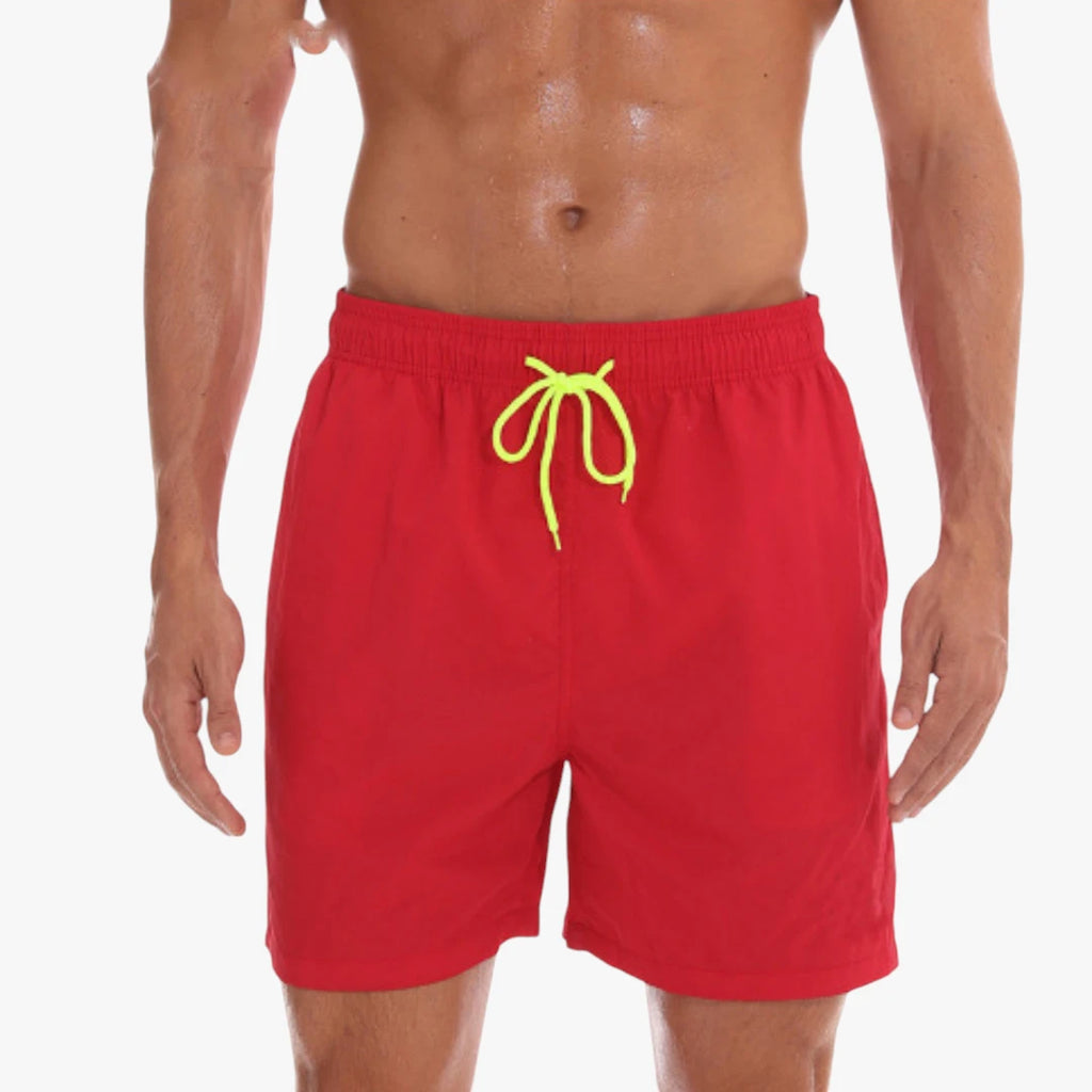 Herre Badeshorts med Snoretræk og Lommer