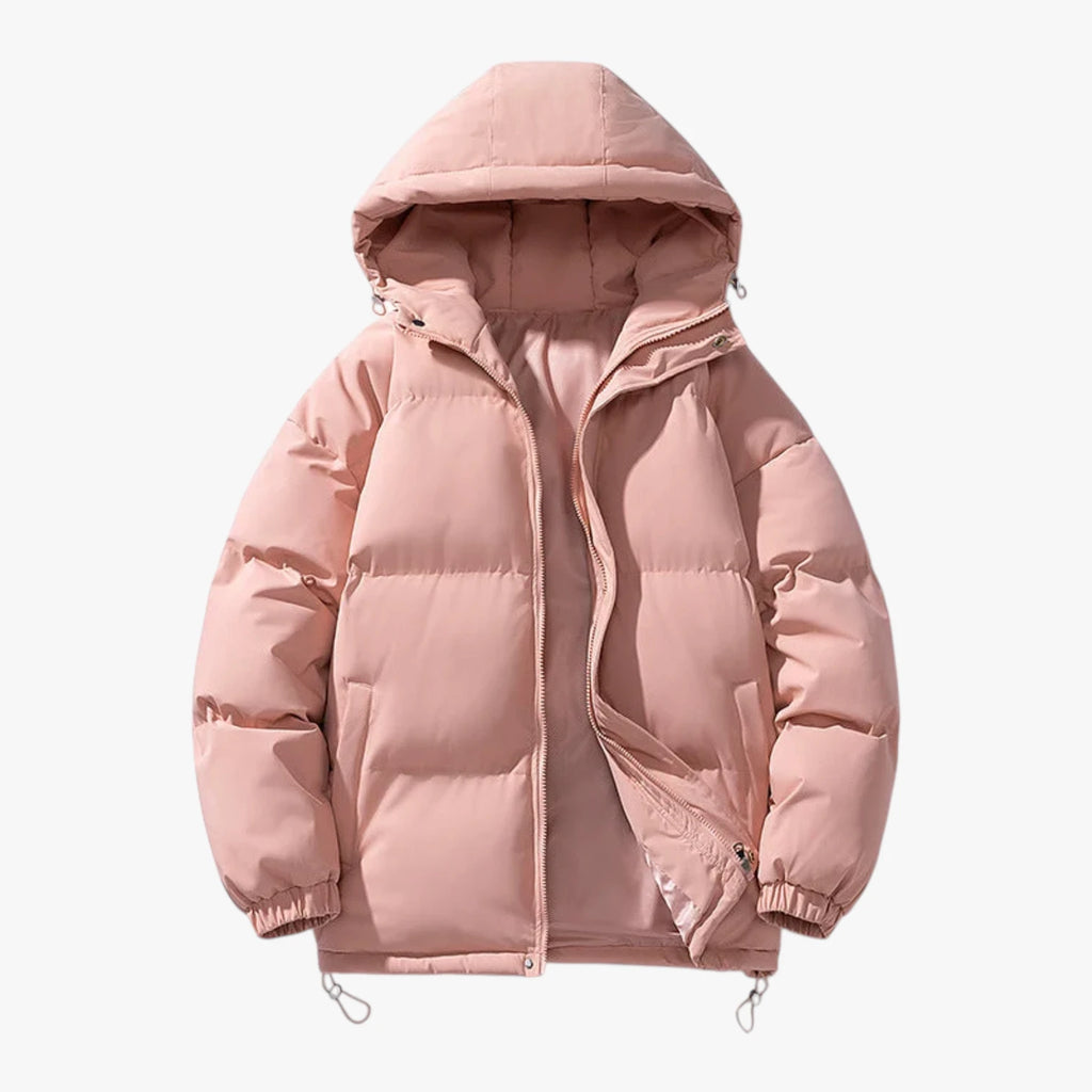 Herre Bomber Quiltet Vinterjakke med For