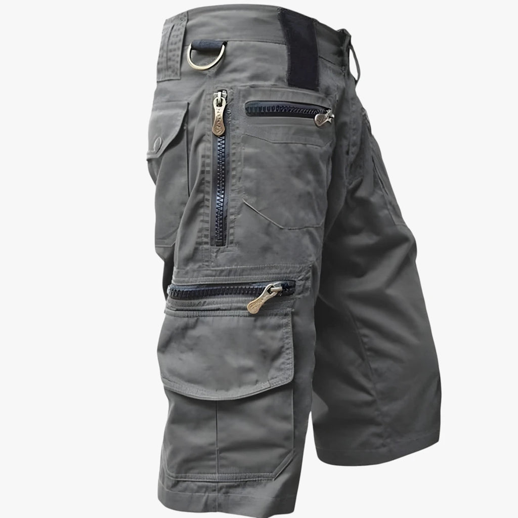 Herre Cargo Shorts med Lynlås og Lommer