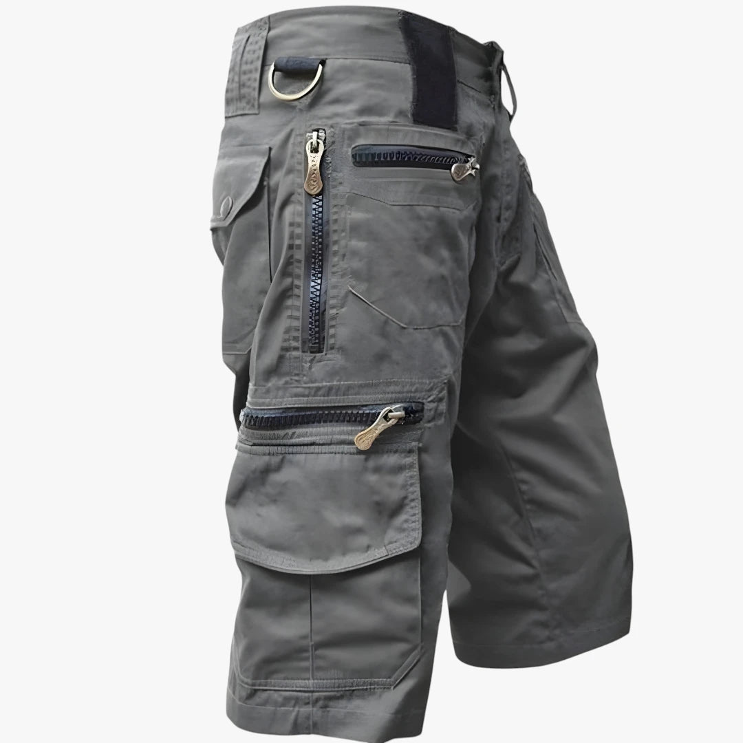 Herre Cargo Shorts med Lynlås og Lommer