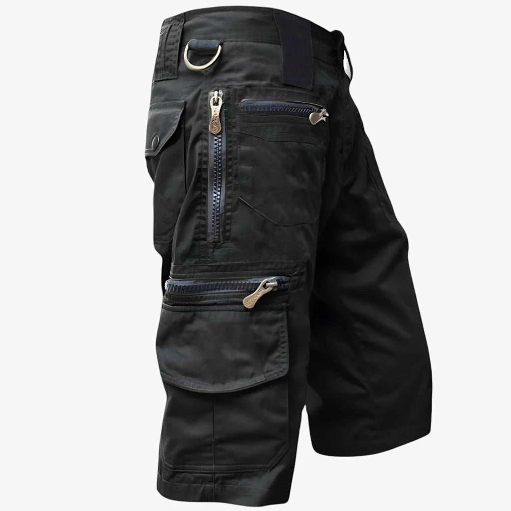 Herre Cargo Shorts med Lynlås og Lommer