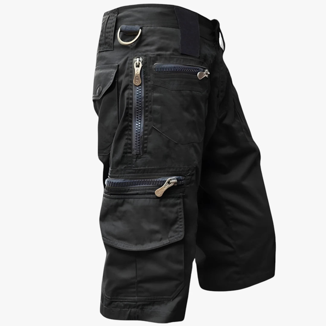 Herre Cargo Shorts med Lynlås og Lommer