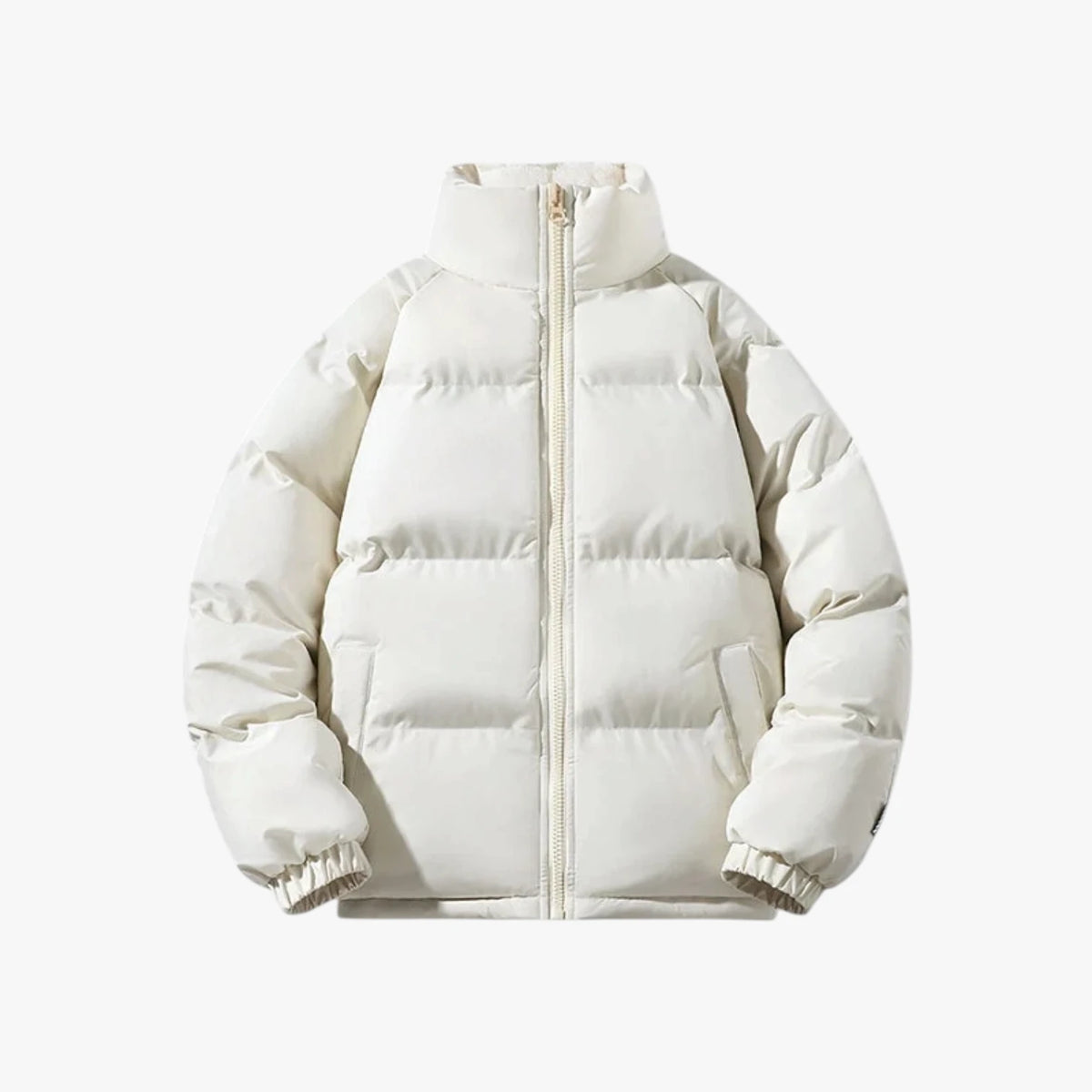 Herre Fleece Quiltet Vinterjakke med For