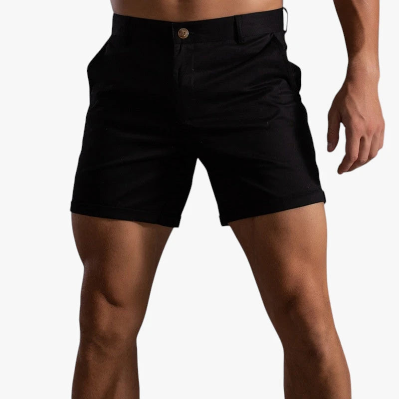 Herre Golfshorts med Lommer og Lynlås