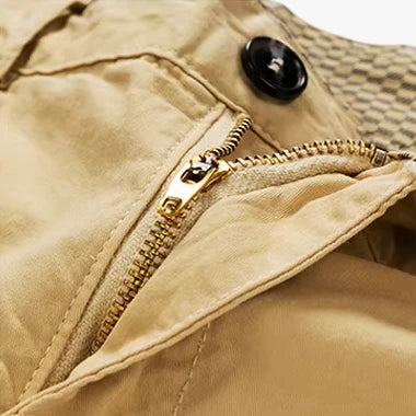 Herre Knælange Shorts med Sidelommer
