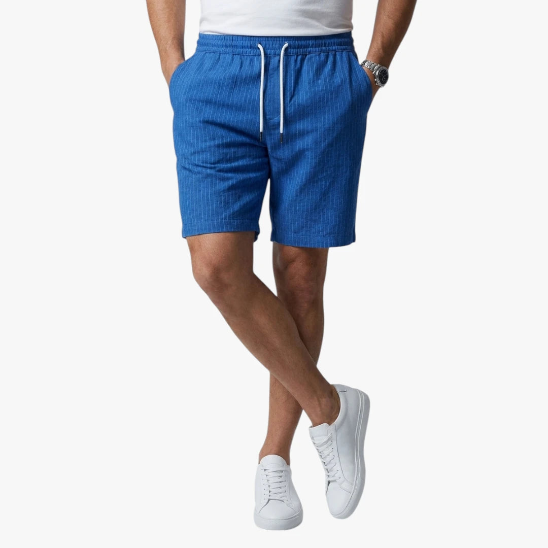 Herre Knælange Shorts med Sidelommer og Snøre