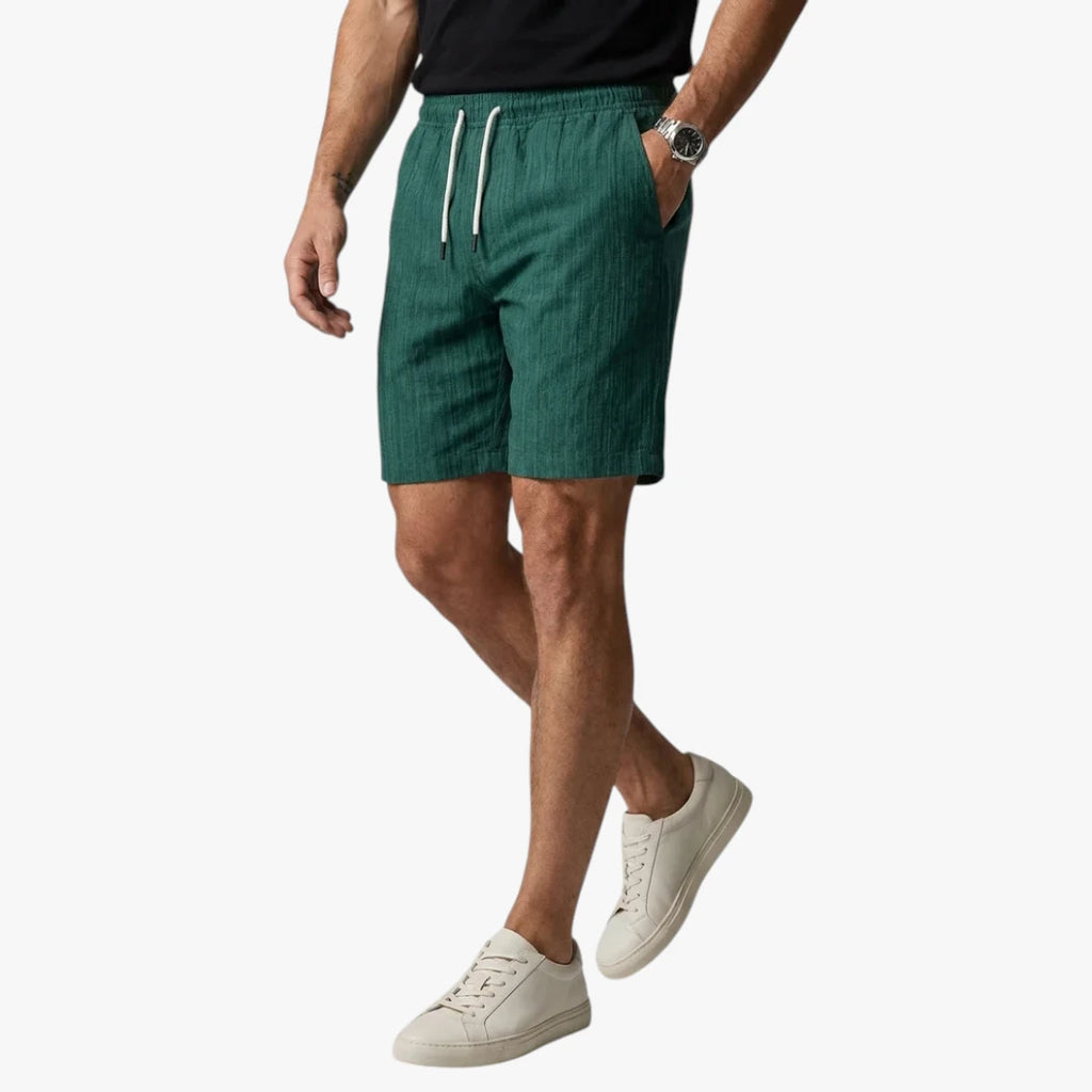 Herre Knælange Shorts med Sidelommer og Snøre