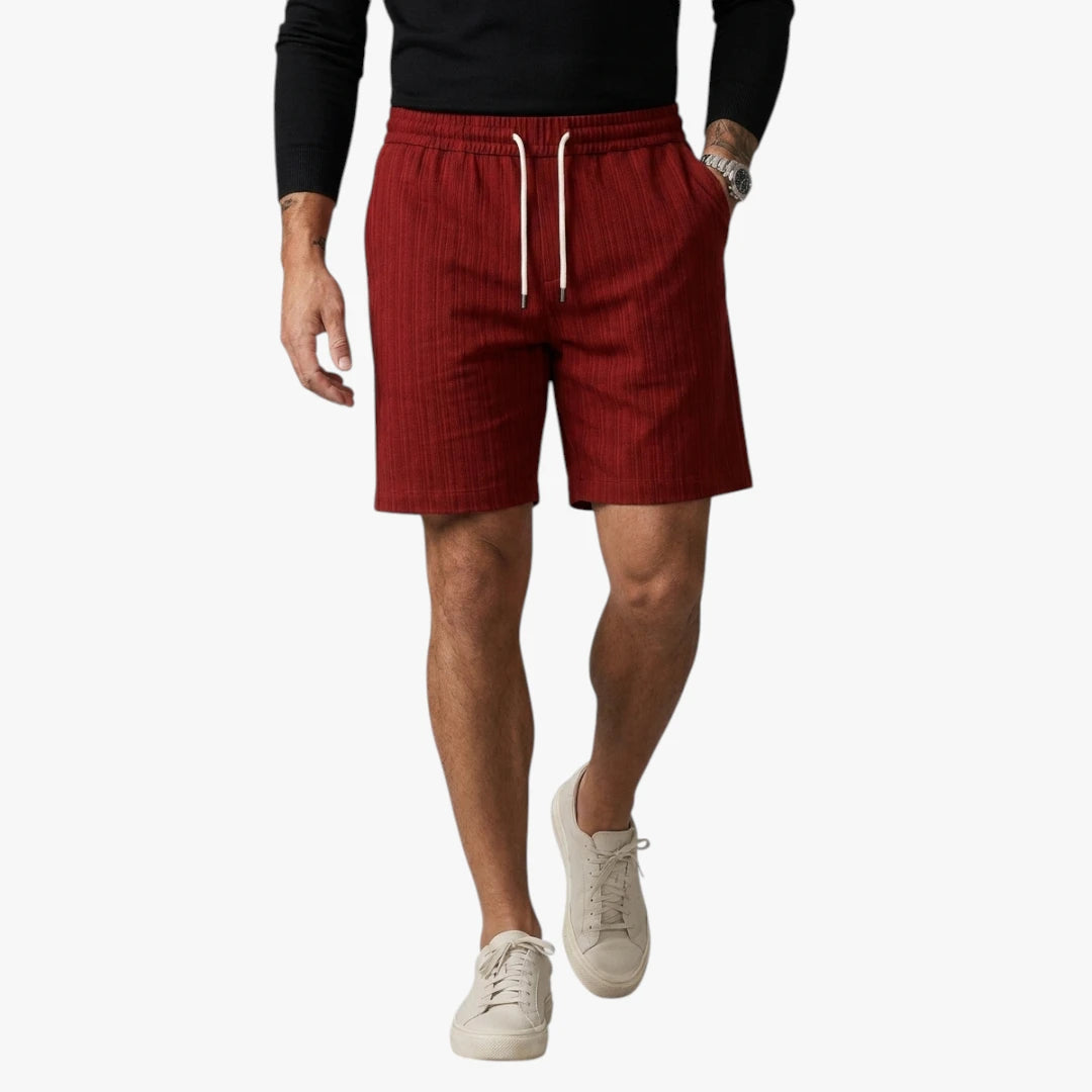 Herre Knælange Shorts med Sidelommer og Snøre