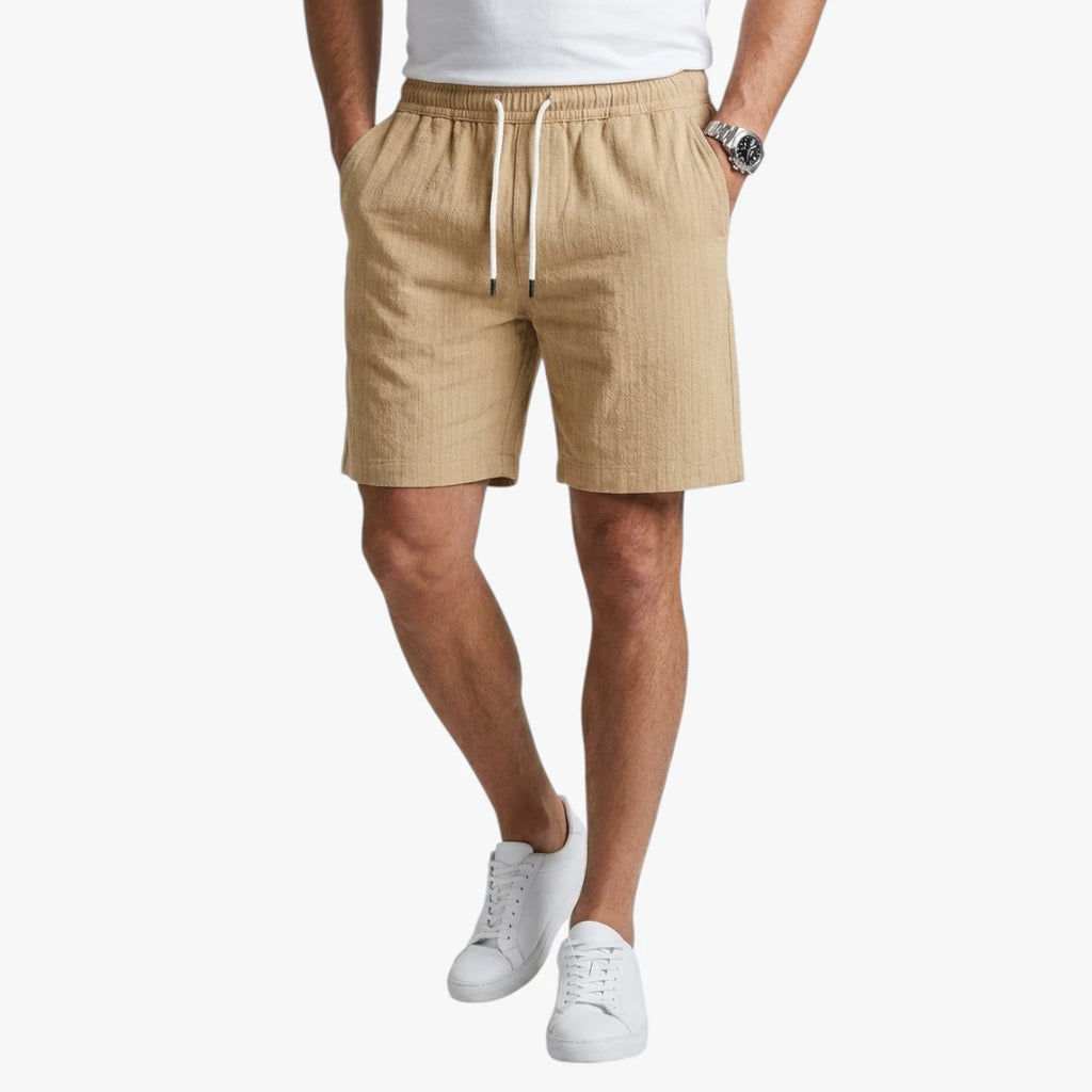 Herre Knælange Shorts med Sidelommer og Snøre