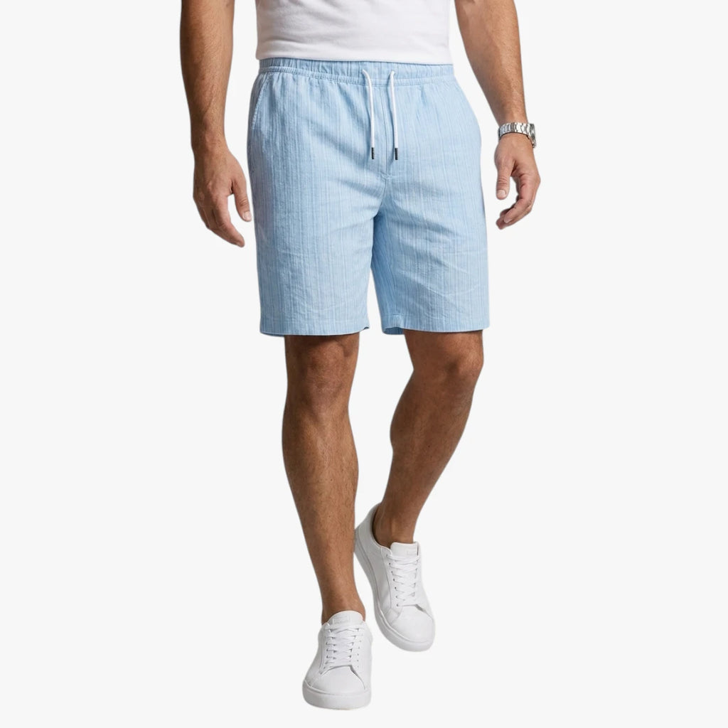 Herre Knælange Shorts med Sidelommer og Snøre