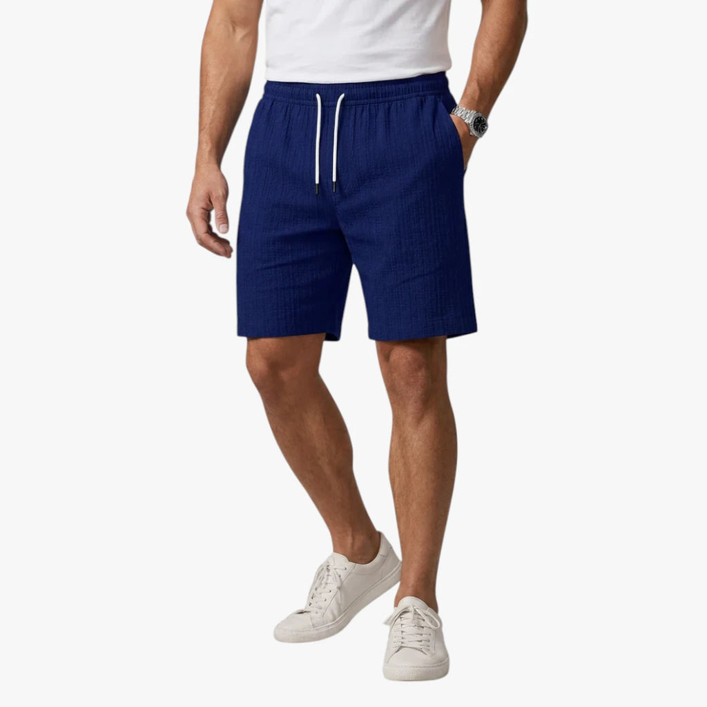 Herre Knælange Shorts med Sidelommer og Snøre