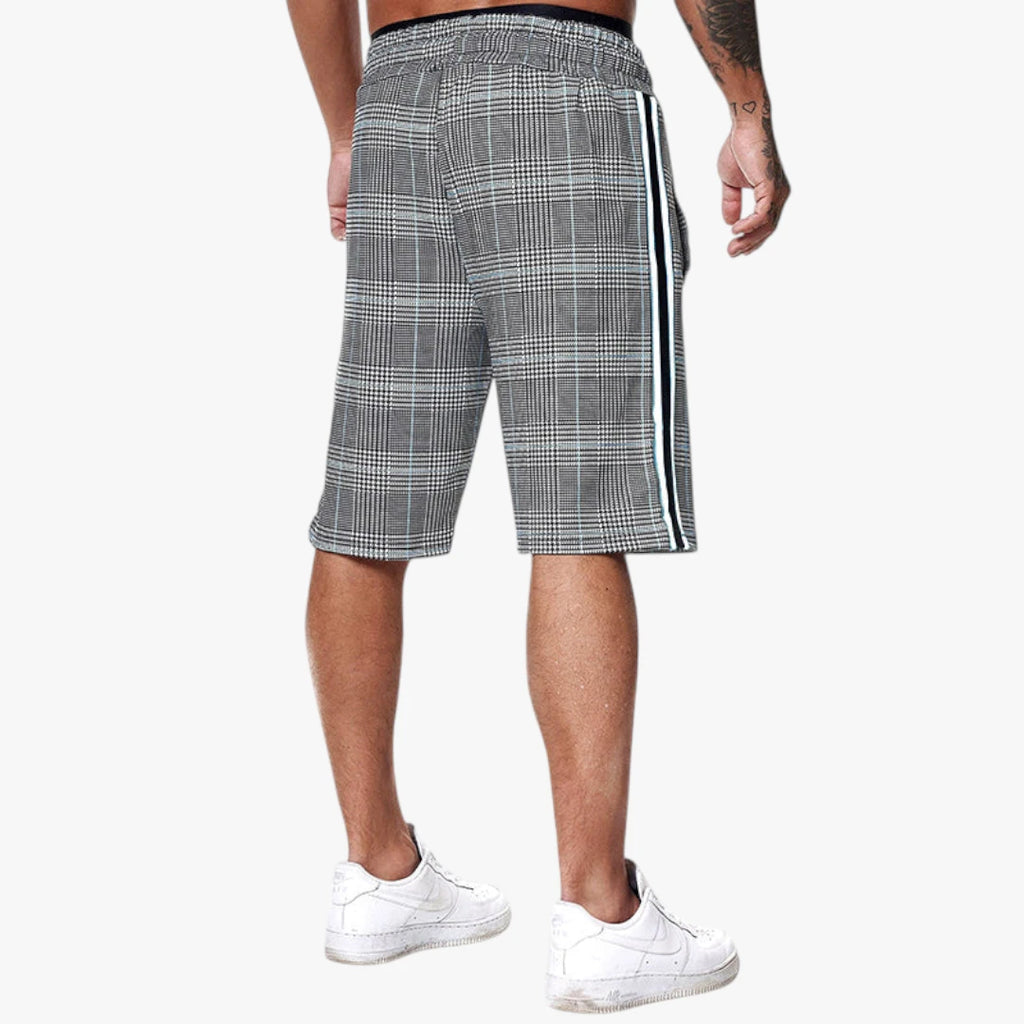 Herre Knælange Shorts med Snøre og Sidelommer
