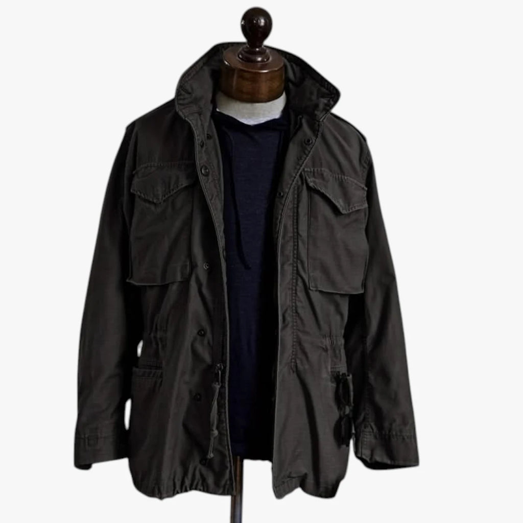 Herre Oversize Overgangsjakke med Brystlommer