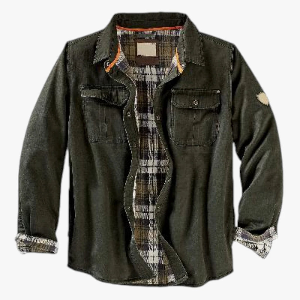 Herre Oversize Overgangsjakke med For