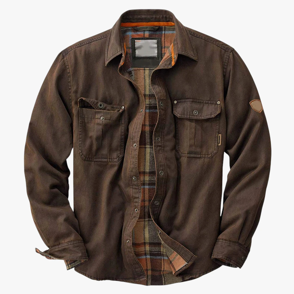 Herre Oversize Overgangsjakke med For