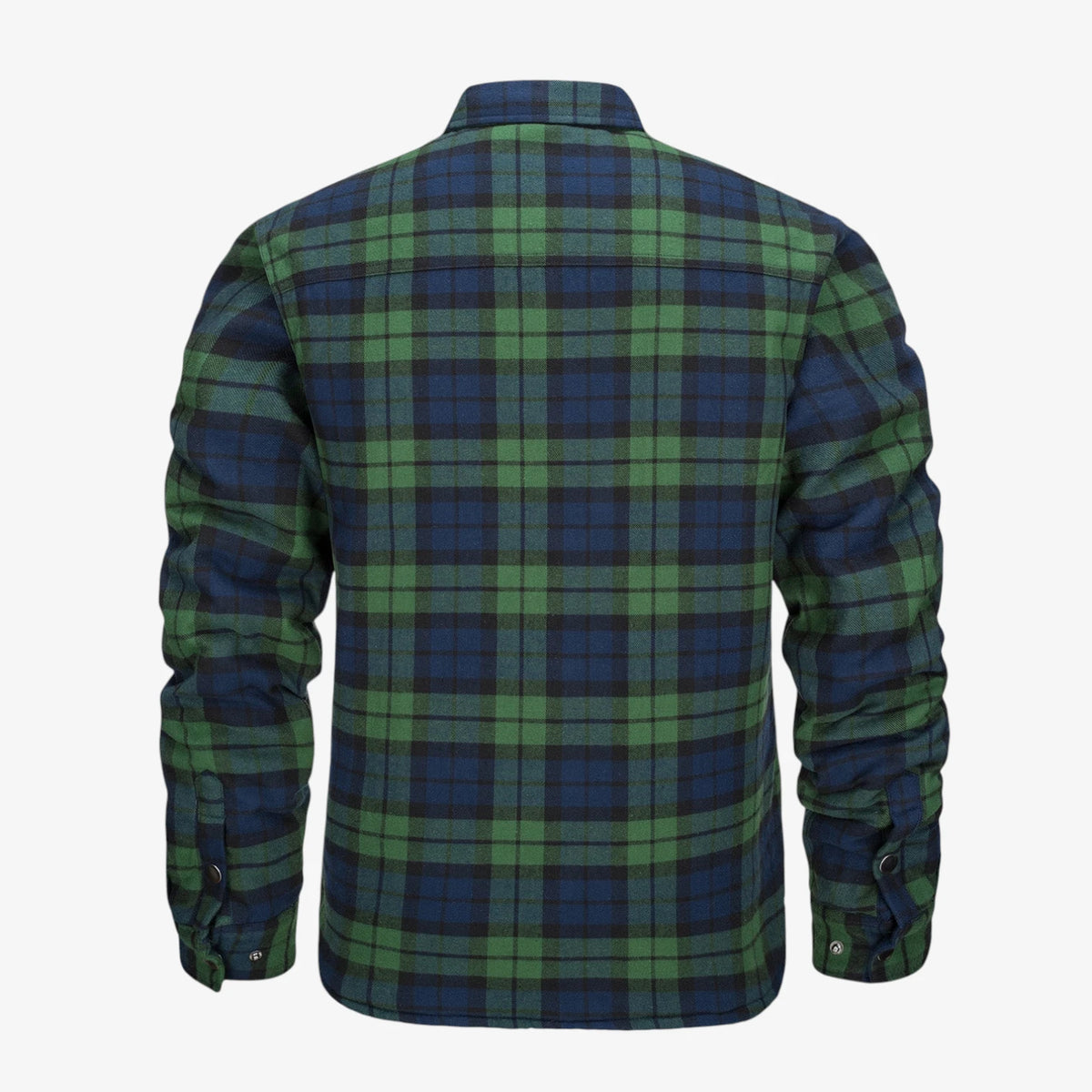 Herre Quiltet Slim Fit Vinterjakke med For