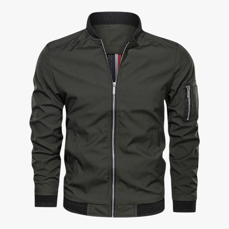 Herre Slim Fit Bomber Jakke med For
