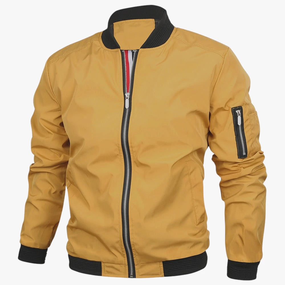 Herre Slim Fit Bomber Jakke med For