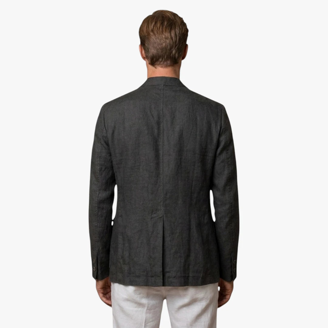 Herre Slim Fit Jakke med Reverskrave