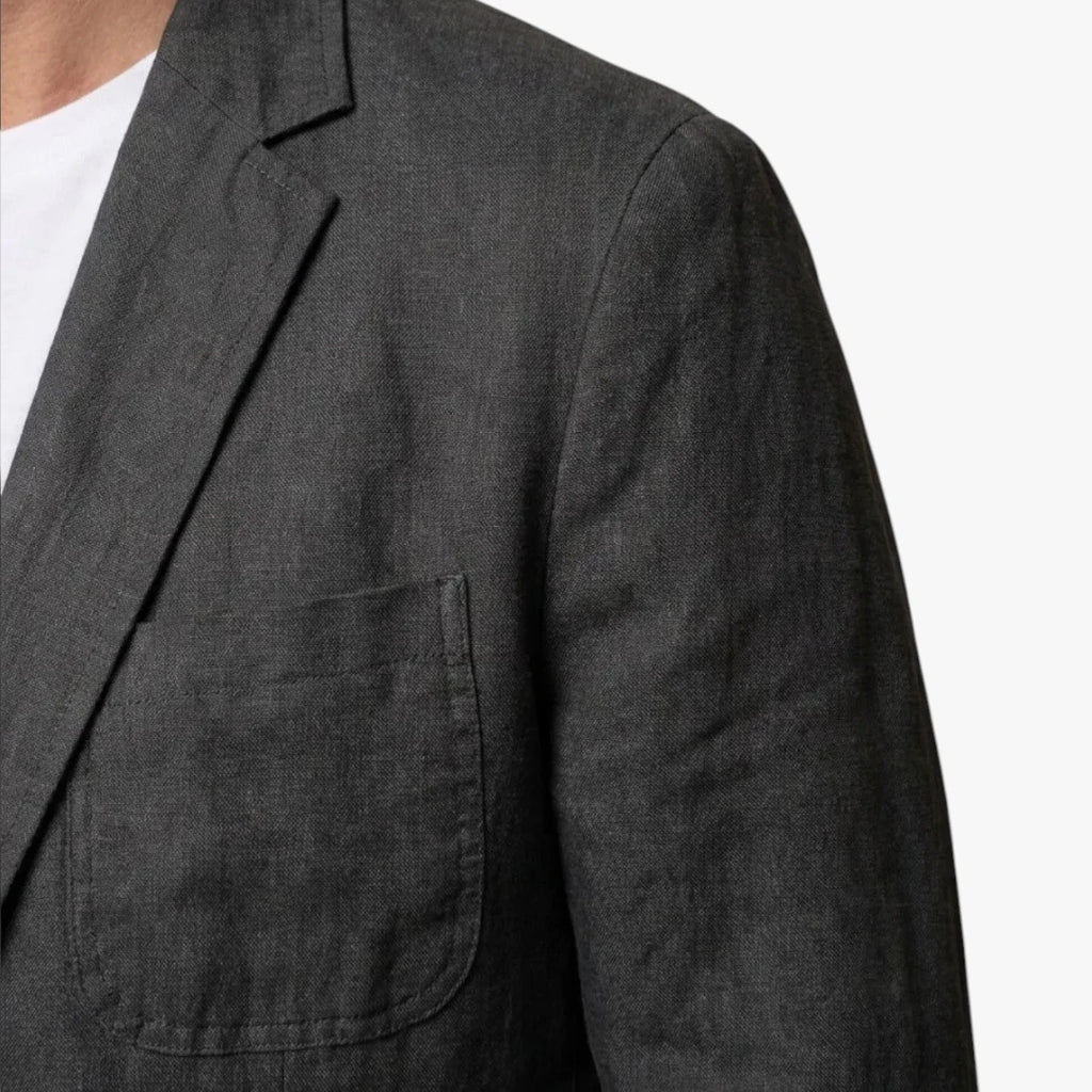 Herre Slim Fit Jakke med Reverskrave