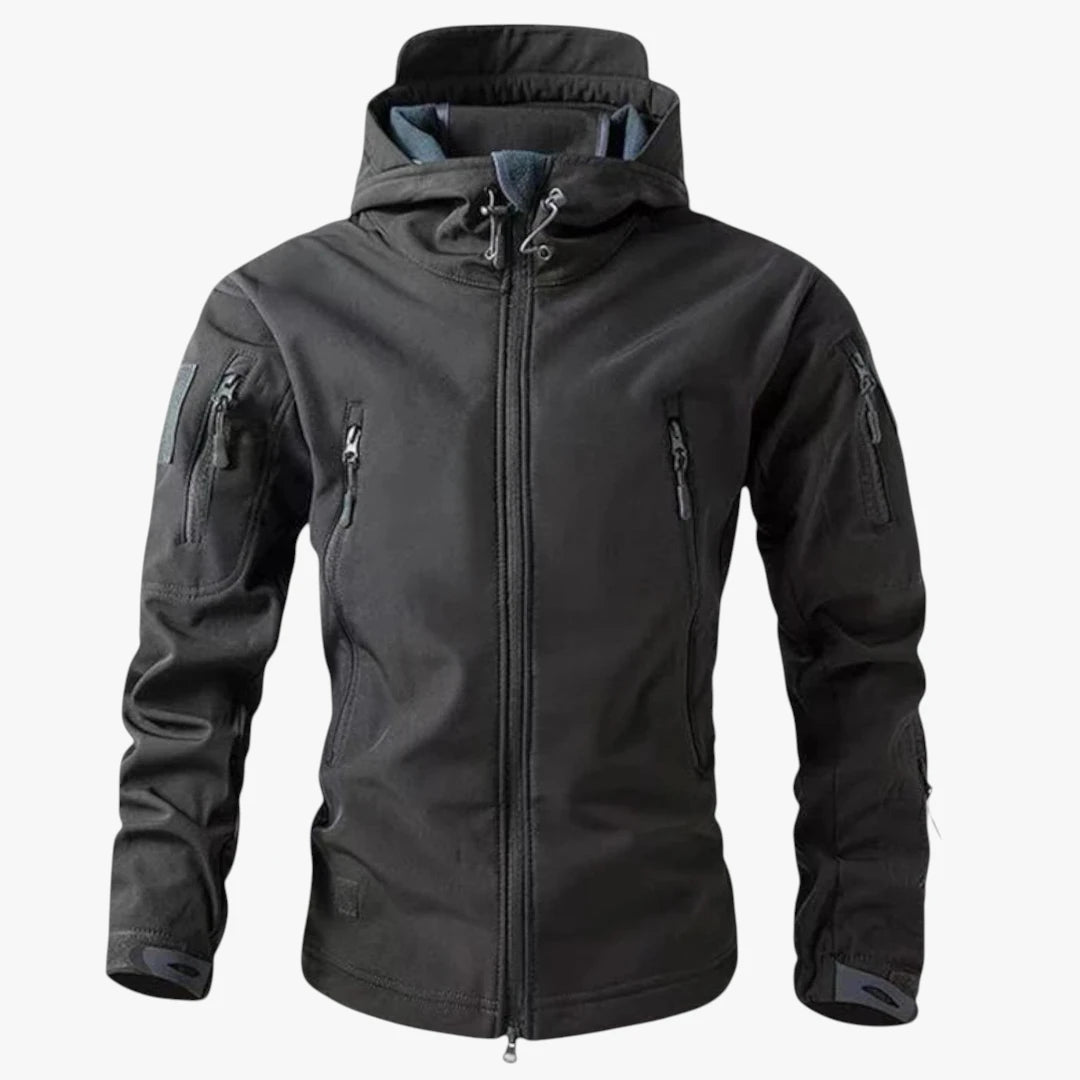 Herre Slim Fit Softshelljakke med Hætte