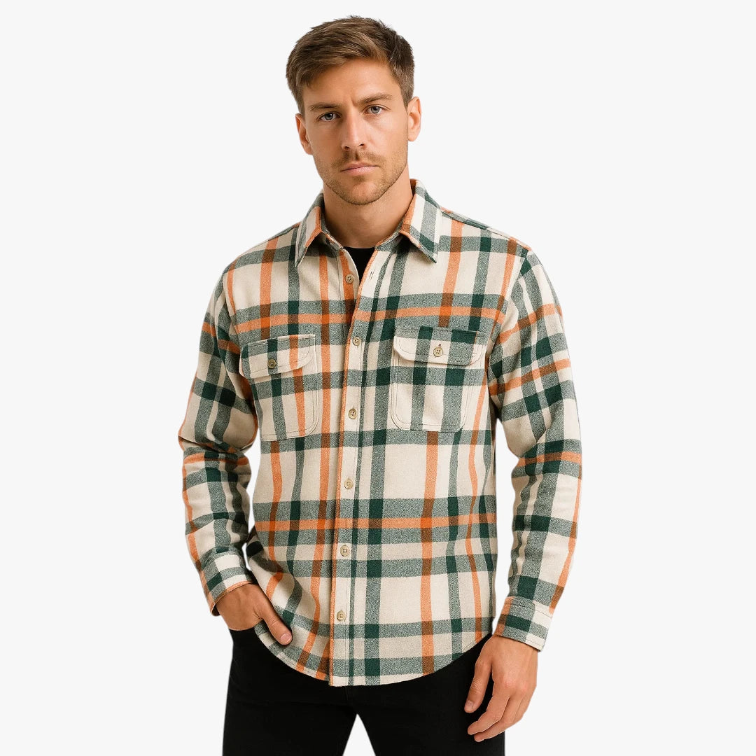 Herre Slim Fit Sommerjakke med Sidelommer