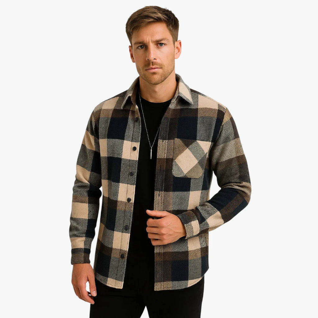Herre Slim Fit Sommerjakke med Sidelommer