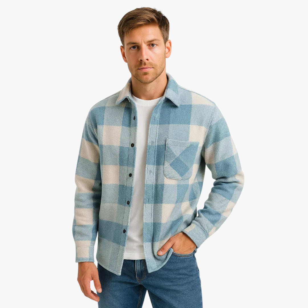 Herre Slim Fit Sommerjakke med Sidelommer