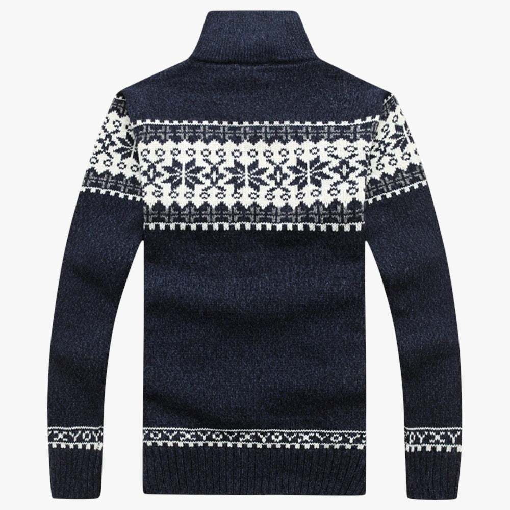 Herre Slim Fit Varm Jakke med For