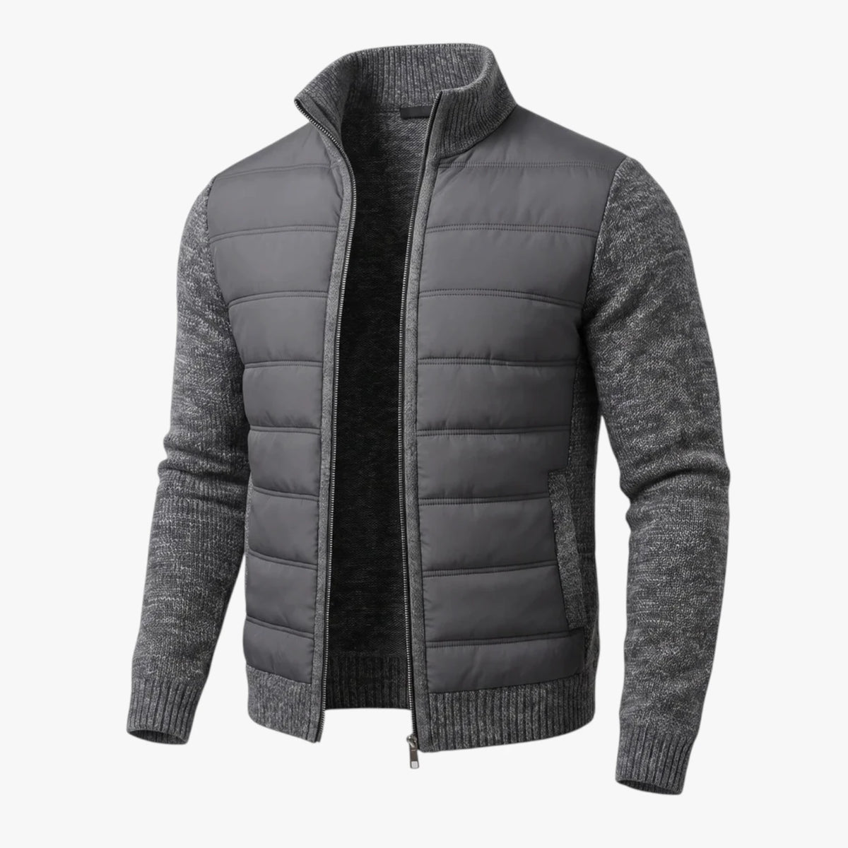 Herre Slim Fit Vinterjakke med For