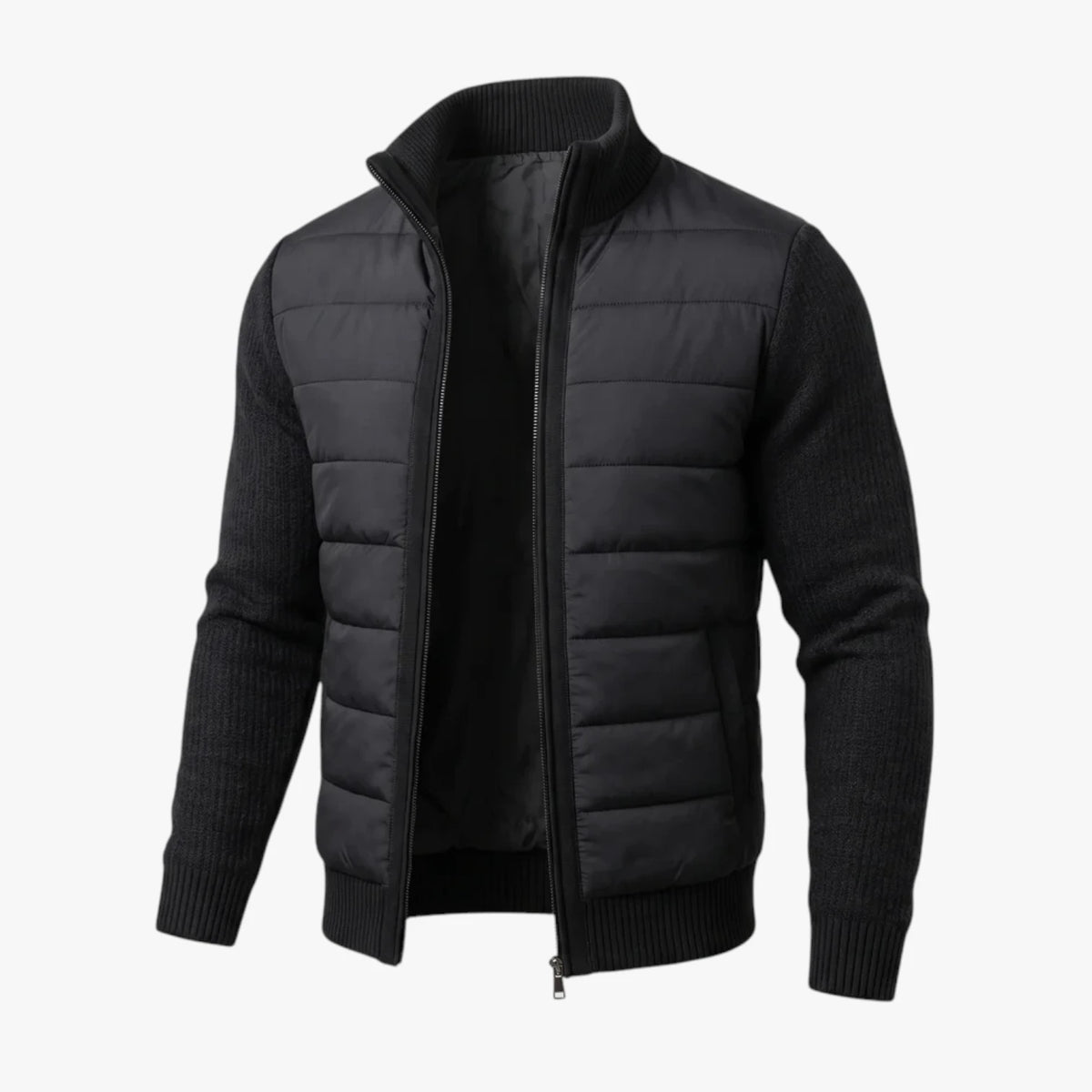 Herre Slim Fit Vinterjakke med For