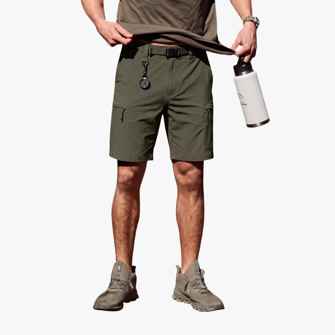 Herre Vandre Shorts med Mobillomme och Lynlås