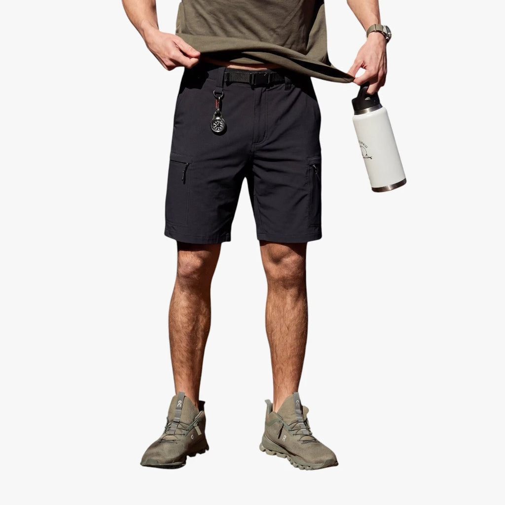 Herre Vandre Shorts med Mobillomme och Lynlås