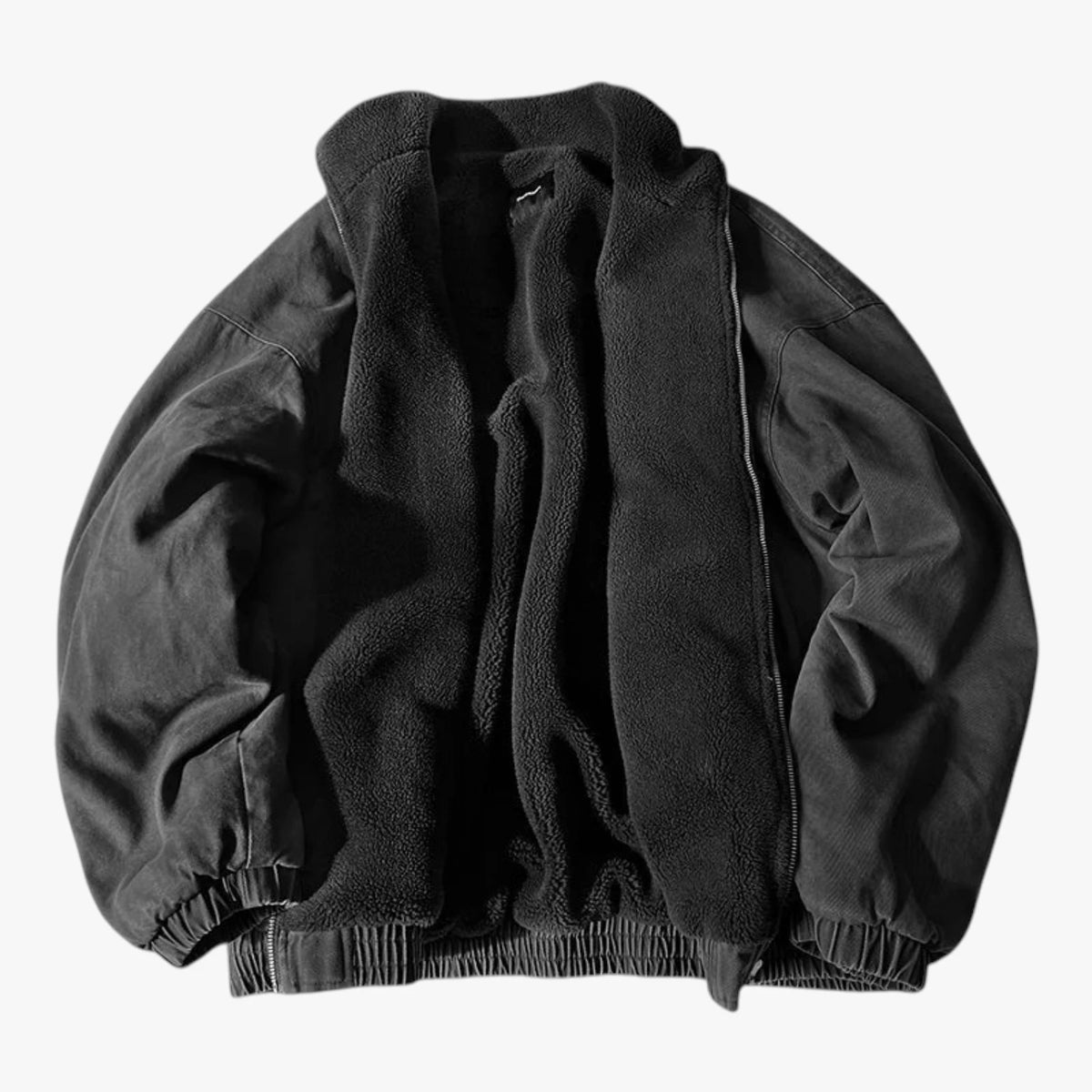 Herre Varm Oversize Vinterjakke med For