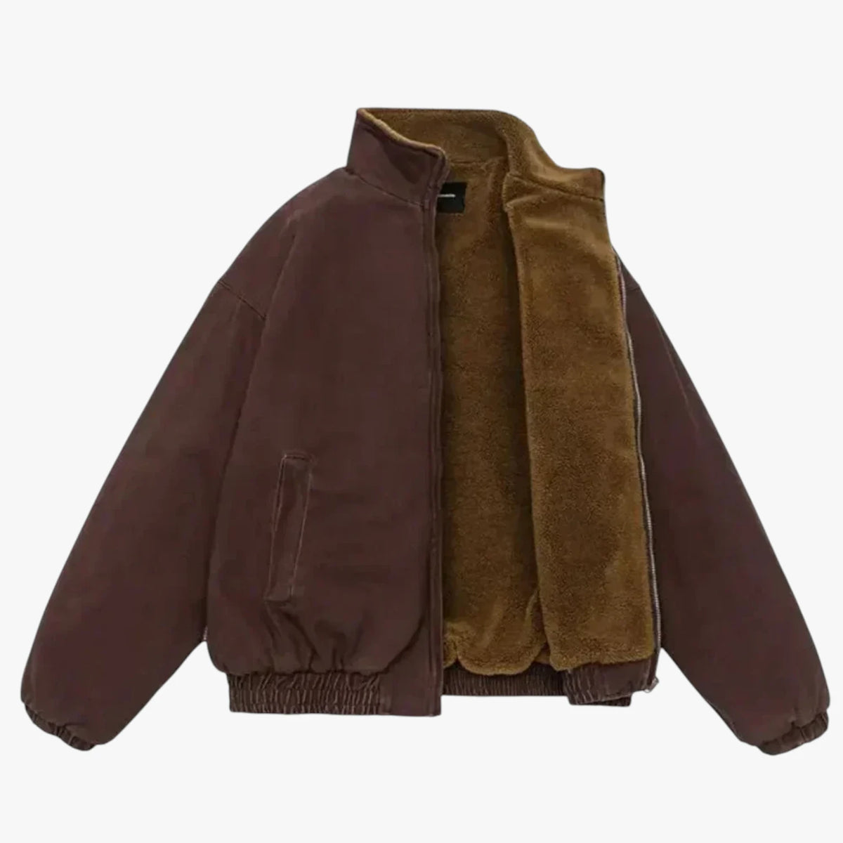 Herre Varm Oversize Vinterjakke med For