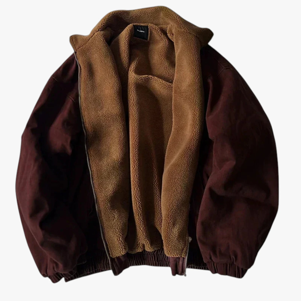 Herre Varm Oversize Vinterjakke med For