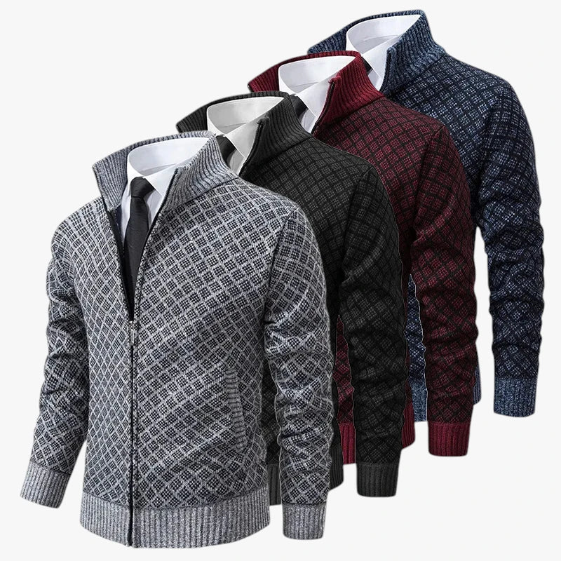 Herre Varm Slim Fit Jakke med For
