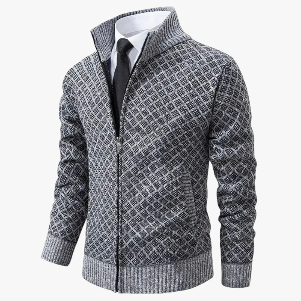 Herre Varm Slim Fit Jakke med For