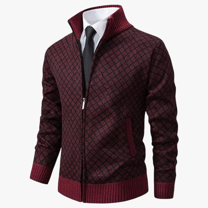 Herre Varm Slim Fit Jakke med For