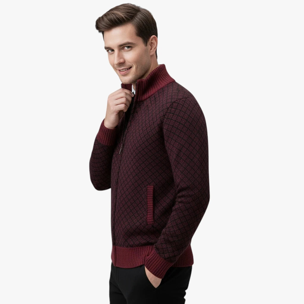 Herre Varm Slim Fit Jakke med For